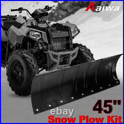 For Polaris Sportsman 335/400/450/500 Blade ATV UTV 45 Snow Plow Kit Universal