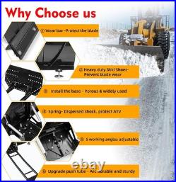For Polaris Sportsman 335/400/450/500 Blade ATV UTV 45 Snow Plow Kit Universal