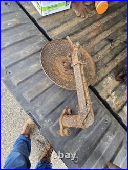 Ford Ferguson Dearborn plow rear steel tail wheel Assembly
