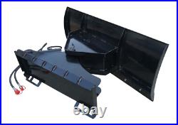 Future 72 Snow Plow Blade Hydraulic Powered Swing -Bobcat Skid Steer Attachment