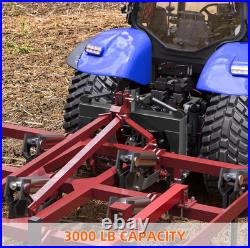 GARVEE 3000 LBS 3 Point Quick Hitch Black Category 0 1 Tractor Attachment New