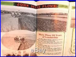 Genuine 1935 John Deere Gang & Sulky One & Two Bottom Plows Brochure Horse Drawn