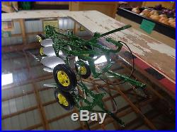Glison Reicke 3 bottom Hydralic John deere Plow high detail tractor farm toy