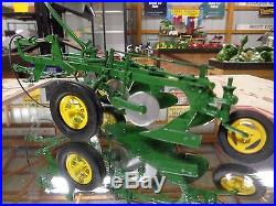 Glison Reicke 3 bottom Hydralic John deere Plow high detail tractor farm toy