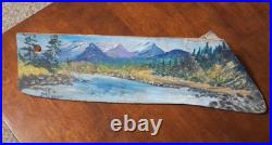 Handpainted John Deere Plow Blade Back Is Stamped DeerE6CA217A Solid Handpainted John Deere Plow Blade Back Is Stamped DeerE6CA217A Solid
