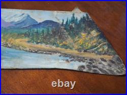 Handpainted John Deere Plow Blade Back Is Stamped DeerE6CA217A Solid Handpainted John Deere Plow Blade Back Is Stamped DeerE6CA217A Solid