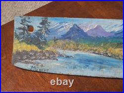 Handpainted John Deere Plow Blade Back Is Stamped DeerE6CA217A Solid Handpainted John Deere Plow Blade Back Is Stamped DeerE6CA217A Solid