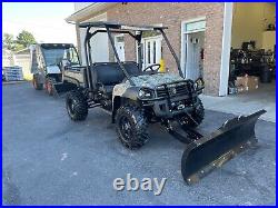 Hunter Camo John Deere Gator 825i, 4x4, Eps, Brand New 4500 Winch, Led, Plow