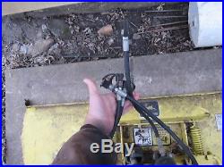 JOHN DEERE 420 54 front mount snow plow blade 4-way hydraulic