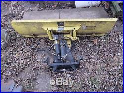 JOHN DEERE 420 54 front mount snow plow blade 4-way hydraulic