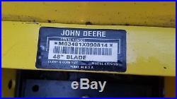 JOHN DEERE 48 PLOW BLADE for Mower Model 345