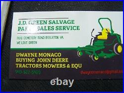 JOHN DEERE 54 FRONT BLADE SNOW PLOW DIRT BLADE With QUICK HITCH 425 445 455 #1