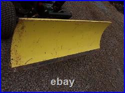 JOHN DEERE 54 FRONT BLADE SNOW PLOW DIRT BLADE With QUICK HITCH 425 445 455 #1