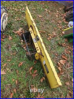 JOHN DEERE 54 FRONT BLADE SNOW PLOW DIRT BLADE With QUICK HITCH 425 445 455 IN NY