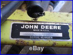 JOHN DEERE 54 HYDRAULIC MANUAL ANGLE PLOW BLADE 120 140 312 314 / Good wear edge