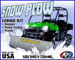 JOHN DEERE GATOR HPX 615E / HPX 815E ALL KFI UTV 60 Snow Plow Combo Kit