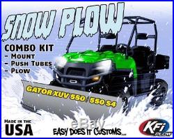 JOHN DEERE GATOR XUV 550 2012-2015 KFI UTV 60 Snow Plow Combo Kit