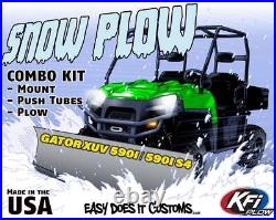JOHN DEERE GATOR XUV 590i & XUV 590i S4 ALL KFI UTV 72 Snow Plow Combo Kit