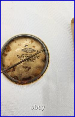JOHN DEERE Inventor Of The Steel Plow Pinback Button Pin 1896 RARE VERSION JOHN DEERE Inventor Of The Steel Plow Pinback Button Pin 1896 RARE VERSION