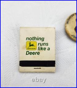 JOHN DEERE Inventor Of The Steel Plow Pinback Button Pin 1896 RARE VERSION JOHN DEERE Inventor Of The Steel Plow Pinback Button Pin 1896 RARE VERSION