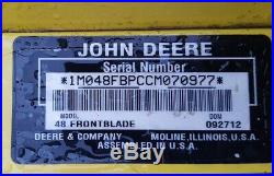 JOHN DEERE Select Series X500 X520 X534 X540 X590 48 FRONT BLADE Snow Plow