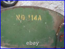 JOHN DEERE v PLOW ditcher 114a see thw part number & jd tag paint