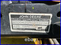 JOHN DEER 425 Tractor Mower WithPlow NO RESERVE