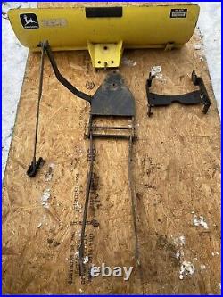 John Deer Lt155 42 Complete Plow With Mounting Bracket John Deer Lt155 42 Complete Plow With Mounting Bracket