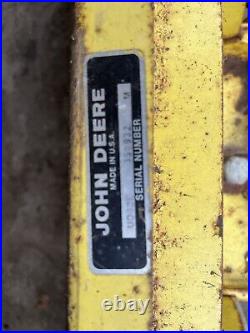 John Deere 110 112 210 212 214 216 Tractor Model 43 Front Snow Dirt Blade Plow