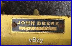 John Deere 110 112 Round Fender Plow Front Blade 42 Inch