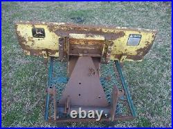 John Deere 110 Tractor Attachment 42 Front Snow Blade Snow Plow Use or Restore