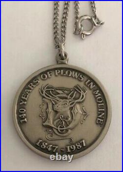 John Deere 140 Years of Plow In Moline 1987 Medallion Serial # 1237 A37