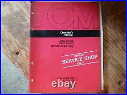 John Deere 1600 Series Drawn Chisel Plow Owner Operator Maintenance Manual