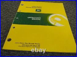 John Deere 1650 Series Drawn Chisel Plow Operator Maintenance Manual OM-N200143