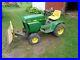 John_Deere_210_Riding_Lawn_Mower_With_Snow_Plow_Chains_Tractor_Deck_01_ajka