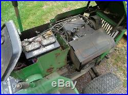 John Deere 210 Riding Lawn Mower With Snow Plow Chains Tractor Deck