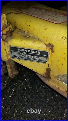 John Deere 210 Tractor, Snow Blower, Snow plow