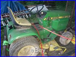 John Deere 212 Lawn Tractor with Kohler Engine and Plow local Pick up Not Runnin