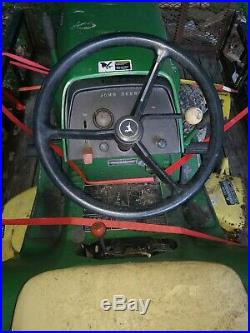 John Deere 212 Lawn Tractor with Kohler Engine and Plow local Pick up Not Runnin