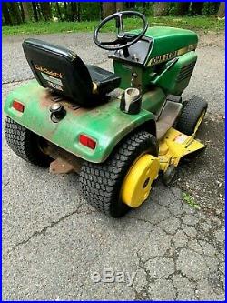 John Deere 214 Tractor with Mower Deck, Plow and Snow Blower