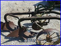 John Deere 2 bottom plow antique tractoryard art 612 and 613 beams