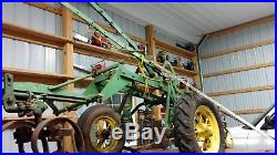John Deere 2 bottom plow tractor attachment 44 A Spoke wheels transport plows