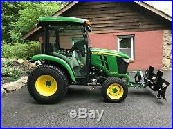 John Deere 3046 R Tractor 2017 With Snow Plow & Snow Blower