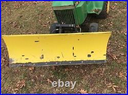 John Deere 316 317 318 322 330 332 54in Quich Hitch Style Snow Plow Snow Blade