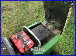 John Deere 318 Garden Tractor With Snowithdirt Plow And Snowblower