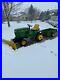 John_Deere_318_Lawn_Tractor_18HP_Hydro_with_48Mower_Deck_52Plow_and_Dump_Cart_01_nrlr