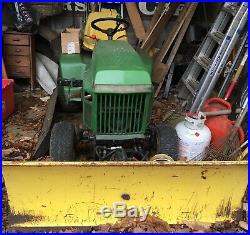 John Deere 322 Tractor With Plow