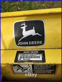 John Deere 325 335 345 GX335 GX345 GT245 Lawn Mower Tractor 48 Front Plow Blade