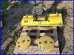 John Deere 325 54 deck and 4ft plow and wheel weights