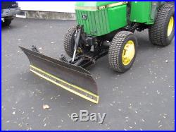 John Deere 380 5 Foot Snow Plow Blade for 755 855 955 Tractors